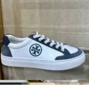 Tory Burch Women's Blue and White Sneakers